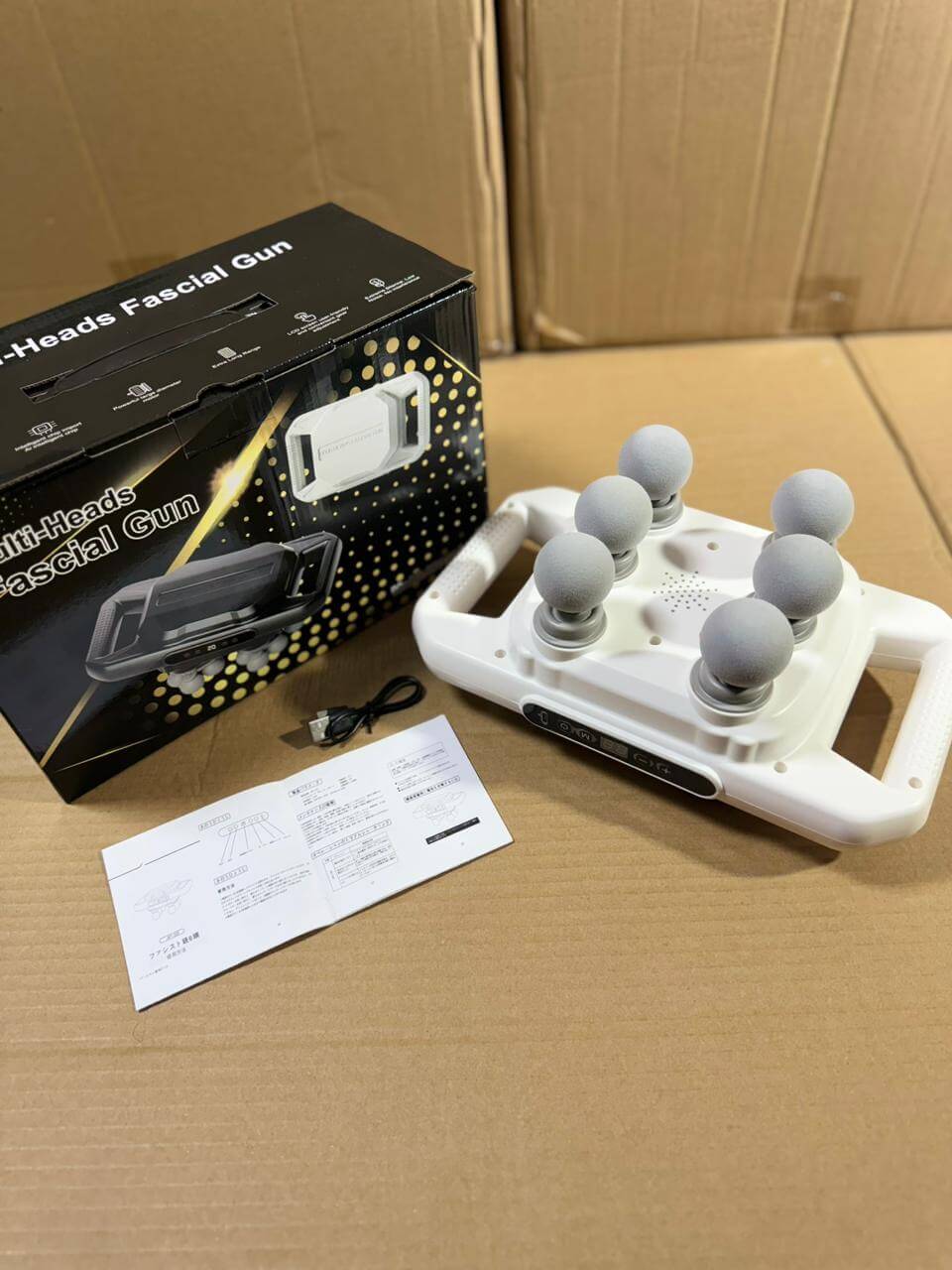 6-Head Fascia Muscle Massager Gun