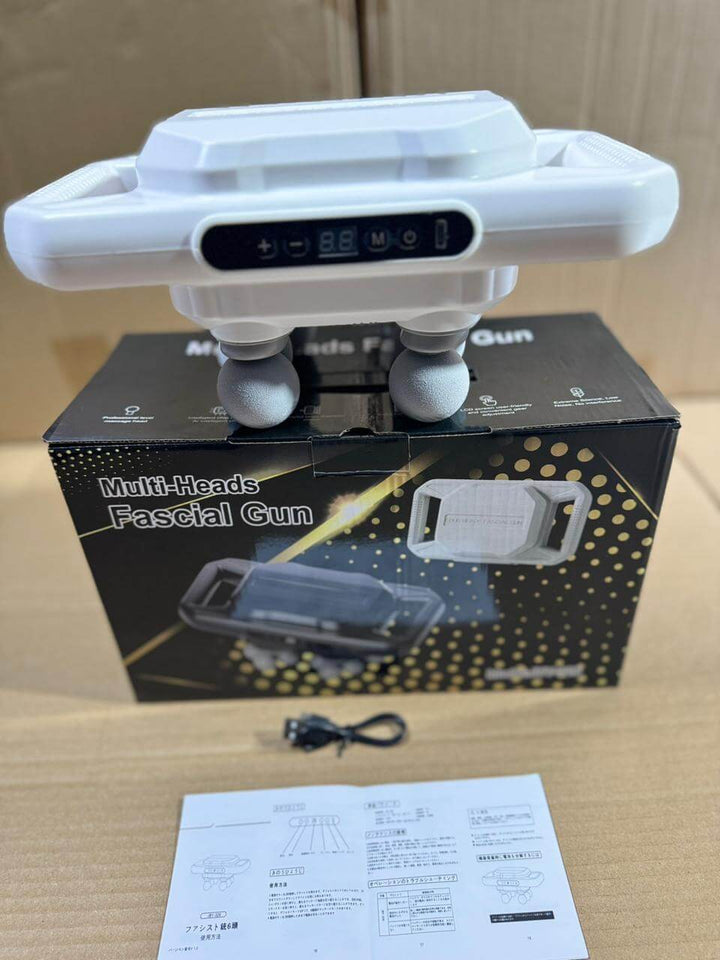 6-Head Fascia Muscle Massager Gun