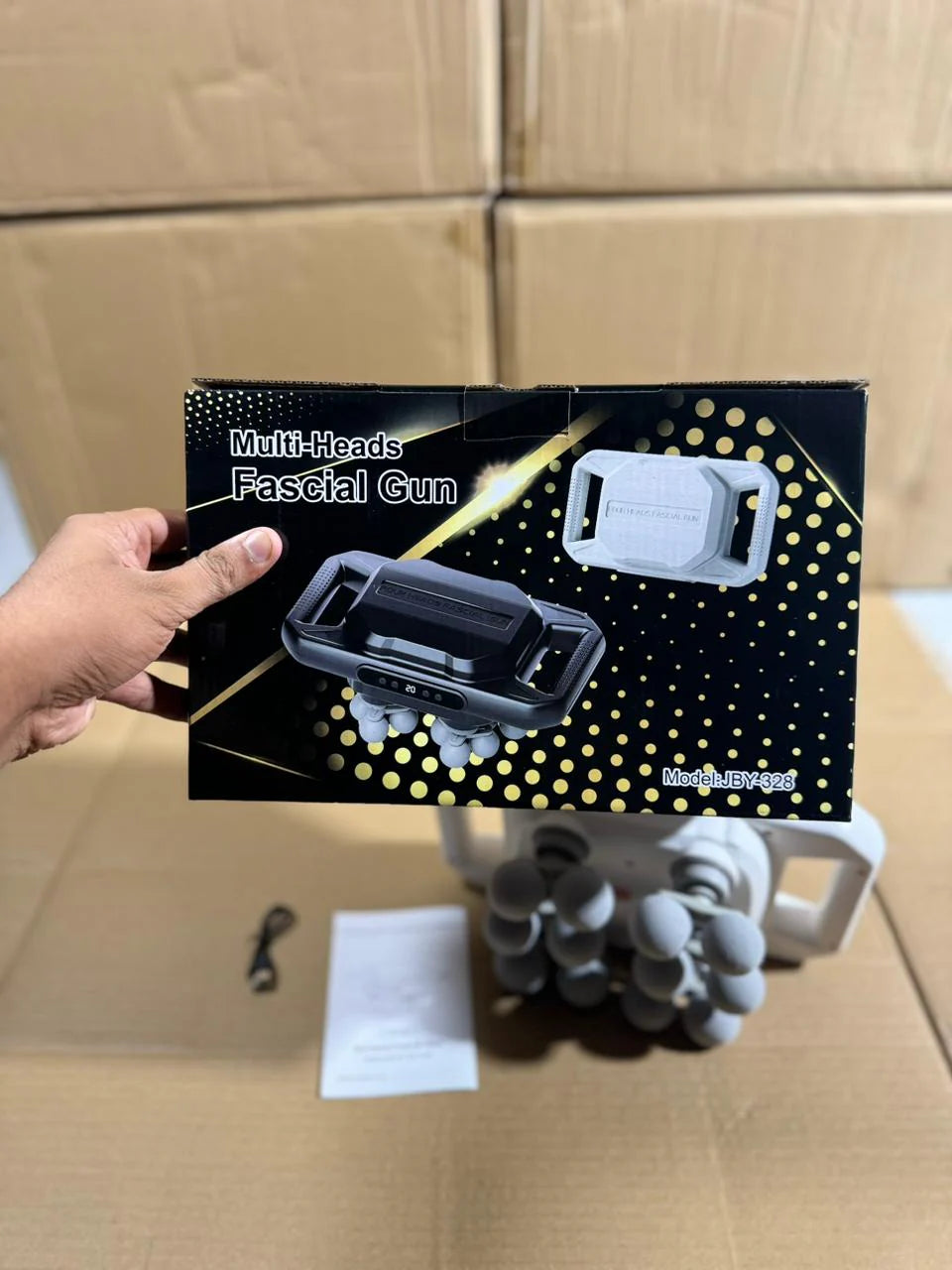 12-Head Deep Tissue Massage Gun