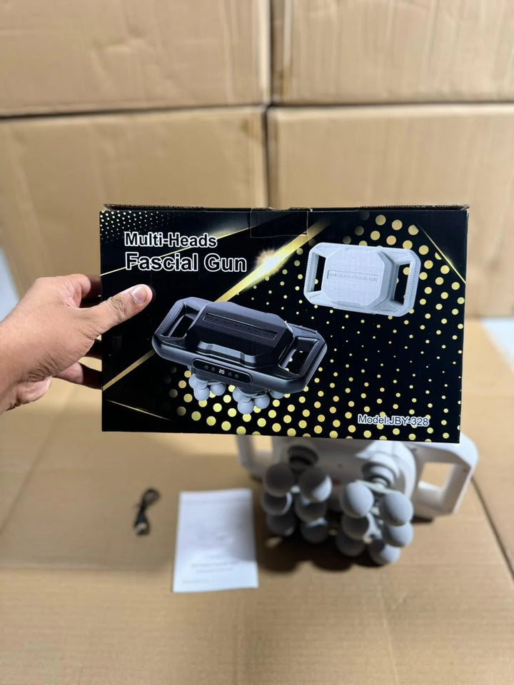 12-Head Deep Tissue Massage Gun