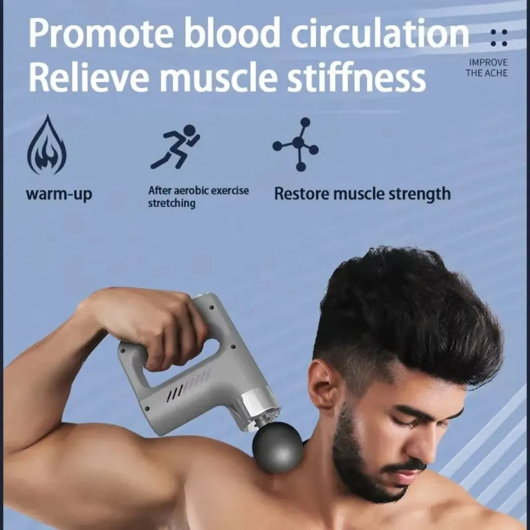 Fascial Massage Gun BLD-740 – Deep Tissue Muscle Recovery & Pain Relief