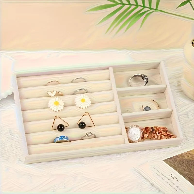 3-Layer Jewelry Organizer Box with Drawers