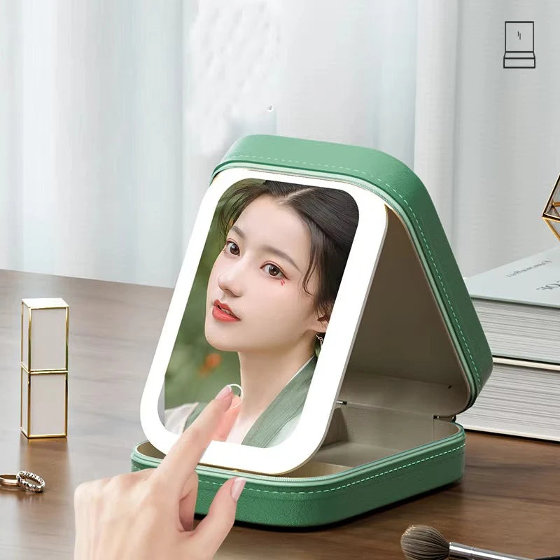 LED Makeup Box with Mirror & Light