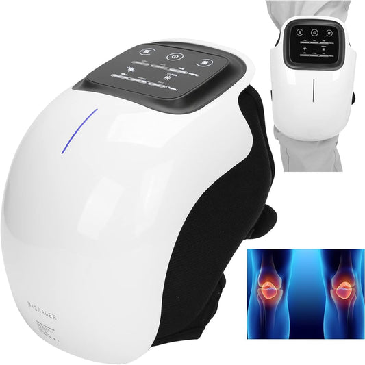 Cordless Smart Knee Massager – Vibration Therapy for Joint Pain Relief