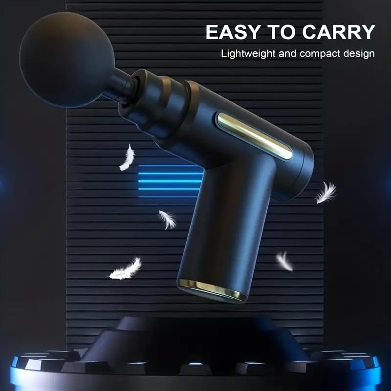 Massage Gun – Portable Deep Tissue Percussion Massager with 6 Speeds