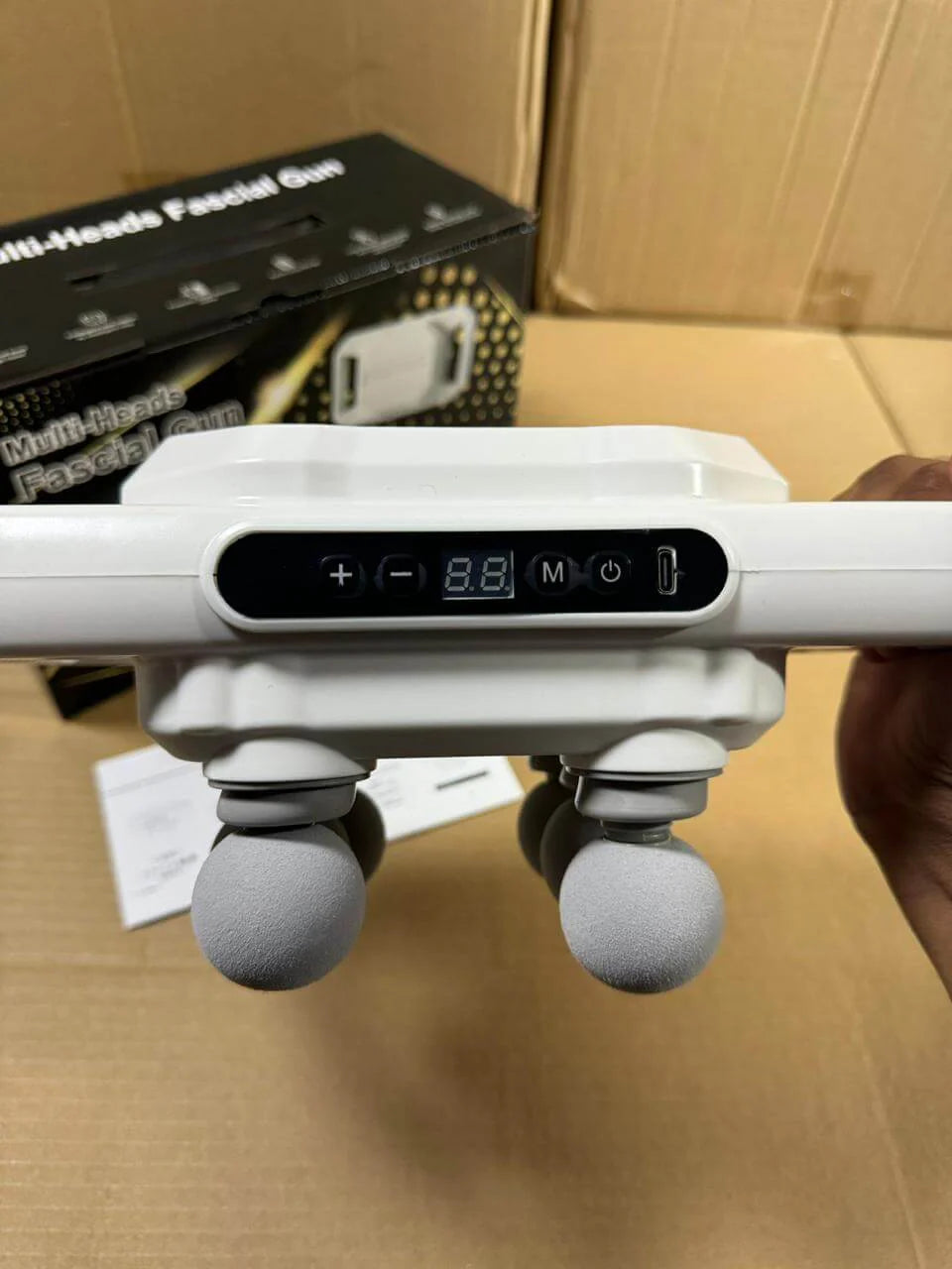 6-Head Fascia Muscle Massager Gun
