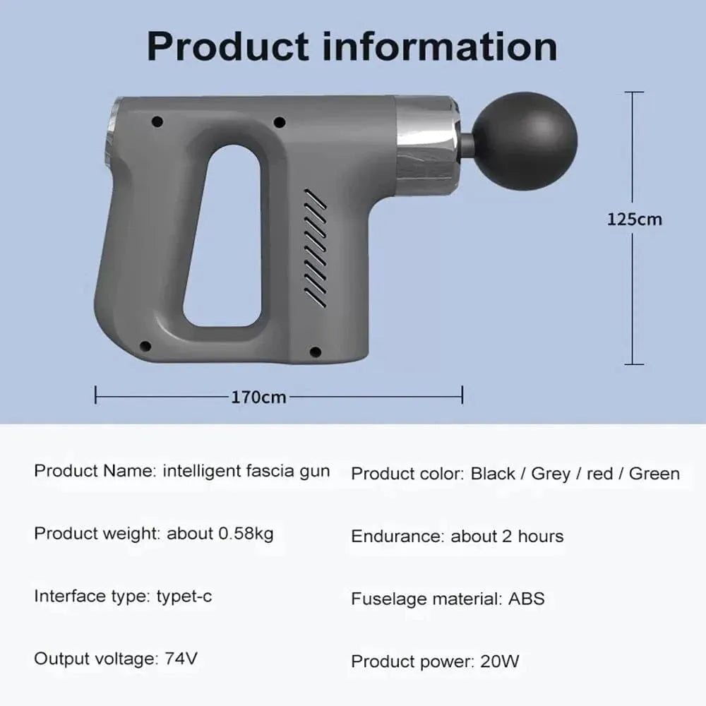 Fascial Massage Gun BLD-740 – Deep Tissue Muscle Recovery & Pain Relief